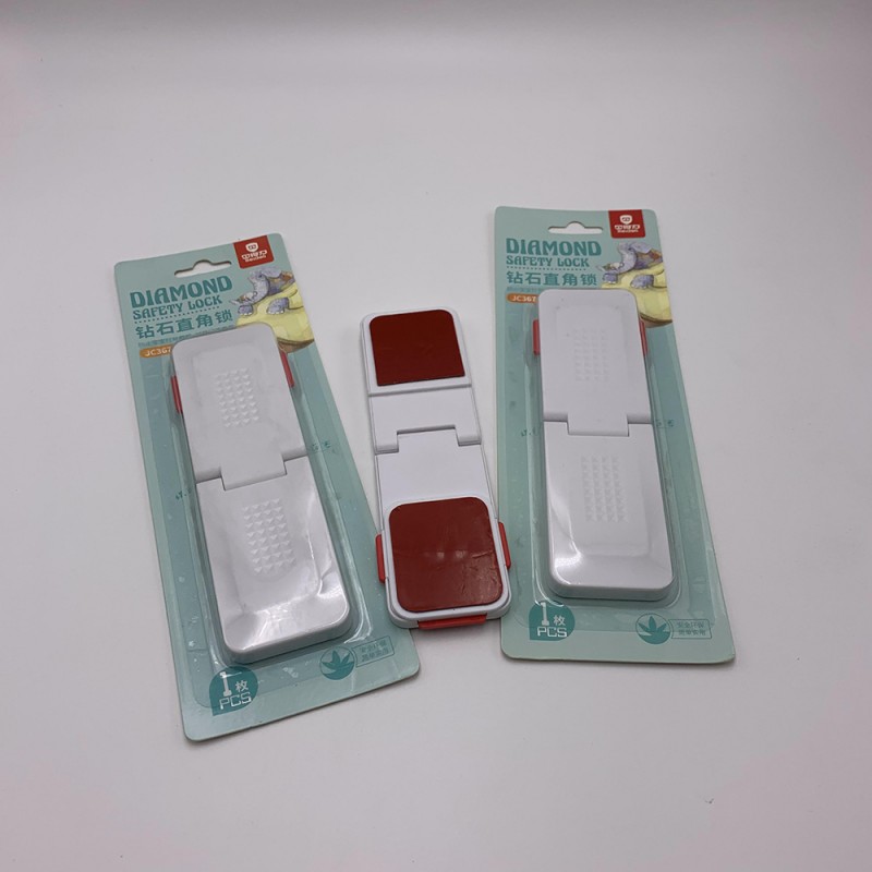 Protect baby diamond multi-function right angle lock child safety locks 