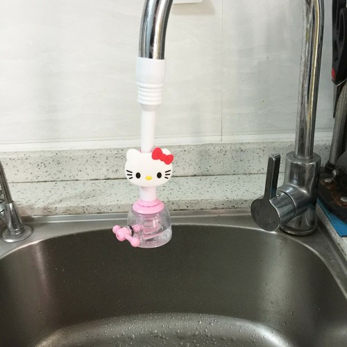 New Design Hello Kitty Baby Safety Kids Faucet extender child hand washing Water chute