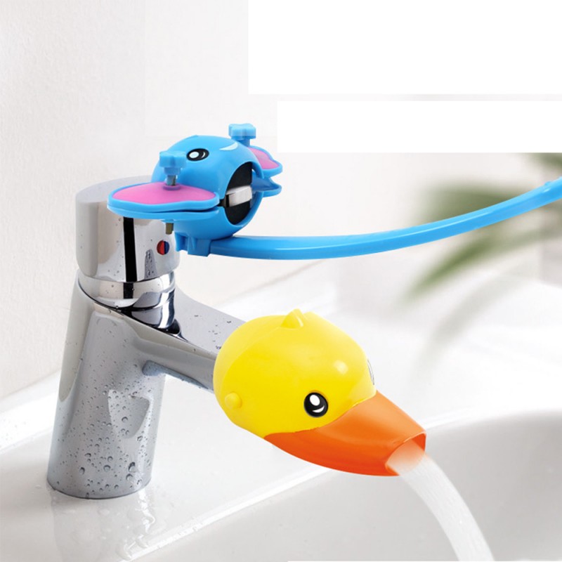 5 PCS Stylish Kids Fashion Animal Washing Bathroom Kitchen Faucet Extender 